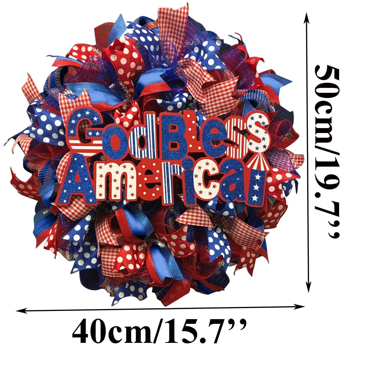 Independence Day Artificial Wreath Porch Decoration Front Door Outdoor Hanging Wreath Ornament Home Decor Window Couronne
Independence Day Artificial Wreath Porch Decoration Front Door Outdoor Hanging Wreath Ornament Home Decor Window Couronne