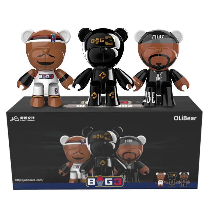 Action Figure Allen Iverson Oli Bear # Big 3 Basketball 65mm PVC Model Figurine Anime Dolls Toys Birthday Gifts Collection
Action Figure Allen Iverson Oli Bear # Big 3 Basketball 65mm PVC Model Figurine Anime Dolls Toys Birthday Gifts Collection