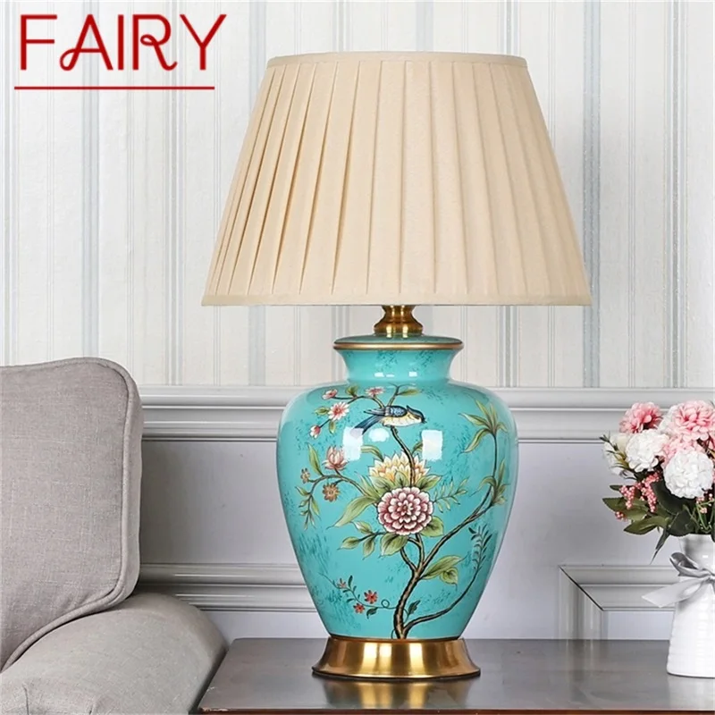 FAIRY Ceramic Table Lamp Desk Light Luxury Modern LED Pattern Design For Home Bedroom Living Room
FAIRY Ceramic Table Lamp Desk Light Luxury Modern LED Pattern Design For Home Bedroom Living Room