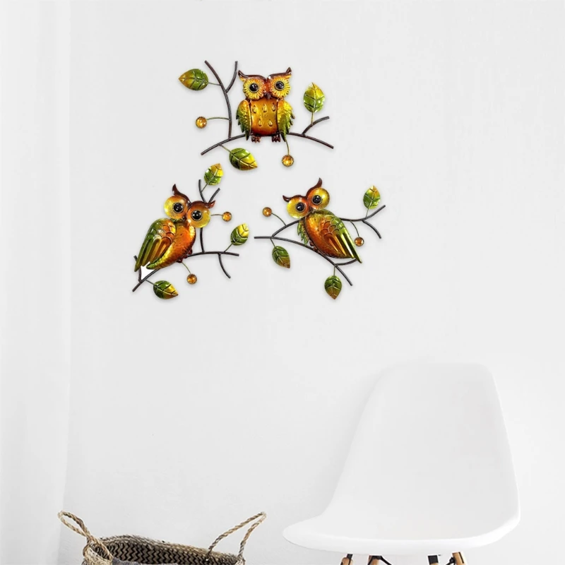Metal Owl Hanging Wall Art Sculpture Decoration for Garden Patio Background Ornaments
Metal Owl Hanging Wall Art Sculpture Decoration for Garden Patio Background Ornaments