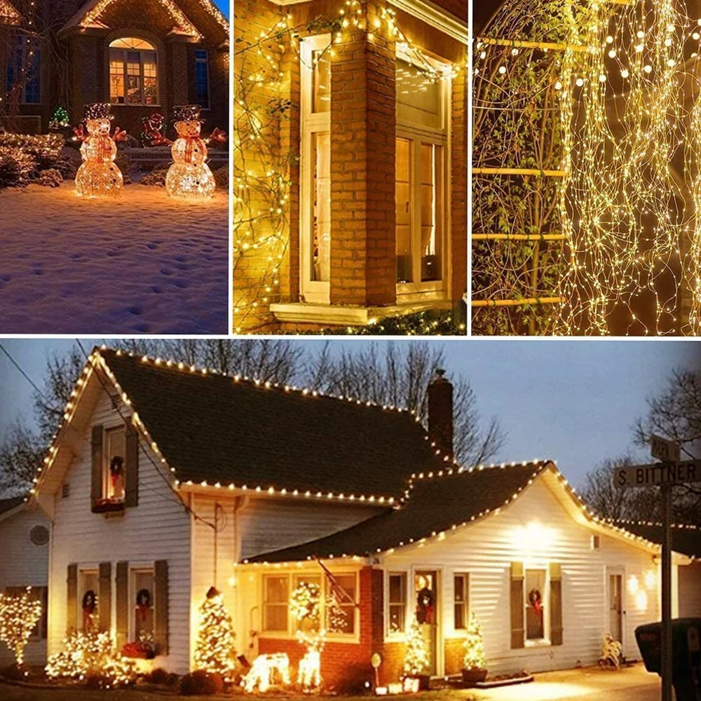 Solar Powered LED String Lights 17M 22M Outdoor Waterproof Fairy Lights Garden Garland For Christmas Party Holiday Decor Lamp
Solar Powered LED String Lights 17M 22M Outdoor Waterproof Fairy Lights Garden Garland For Christmas Party Holiday Decor Lamp