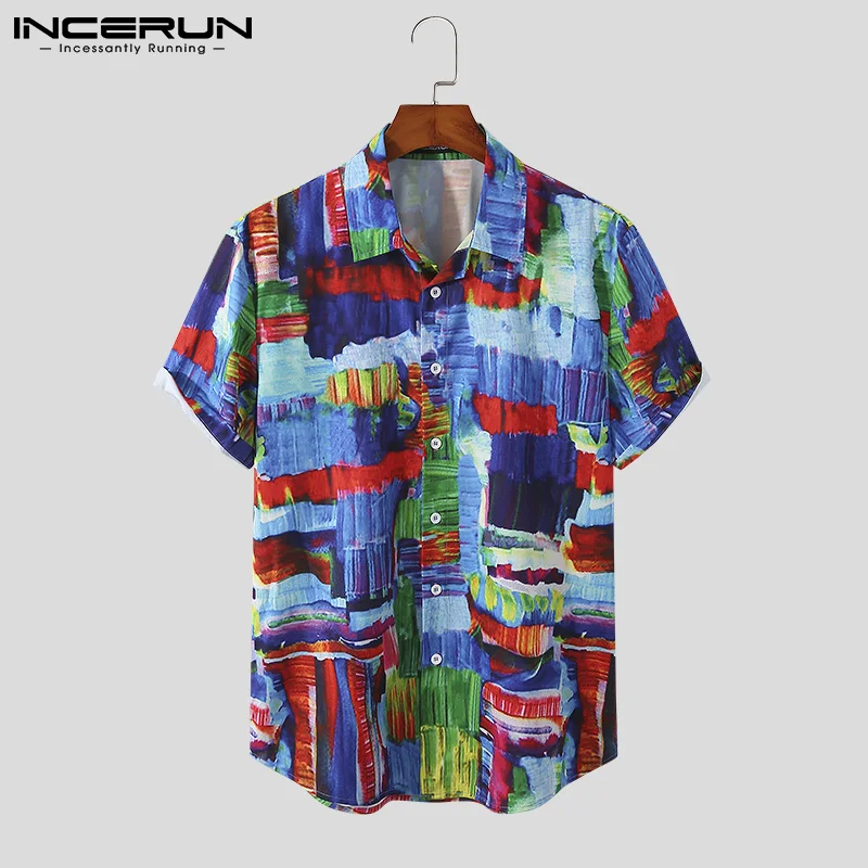 INCERUN 2021 Для мужчин гавайская рубашка с принтом короткий рукав Повседневное Camisa Masculina летняя уличная отдых для отдыха Топы S-3XL
INCERUN 2021 Для мужчин гавайская рубашка с принтом короткий рукав Повседневное Camisa Masculina летняя уличная отдых для отдыха Топы S-3XL