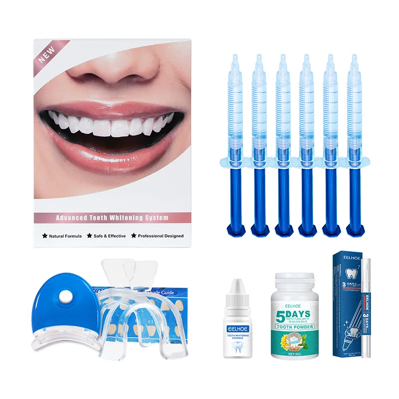 Tooth Care Whiten gel Teeth Whitening Kit Teeth Whitening Formula with Teeth Whitening Gel Syringes Whitening Pen Powder Essence
Tooth Care Whiten gel Teeth Whitening Kit Teeth Whitening Formula with Teeth Whitening Gel Syringes Whitening Pen Powder Essence