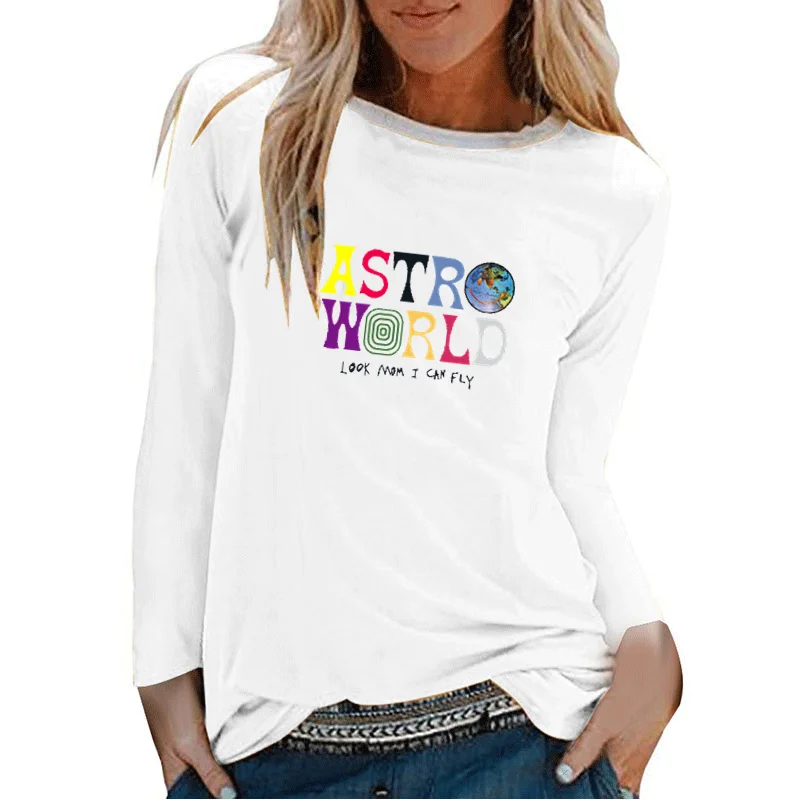ASTROWORLD T-shirt 2021 summer and autumn new fashion long-sleeved 3D printing Harajuku top casual sports quick-drying women's
ASTROWORLD T-shirt 2021 summer and autumn new fashion long-sleeved 3D printing Harajuku top casual sports quick-drying women's