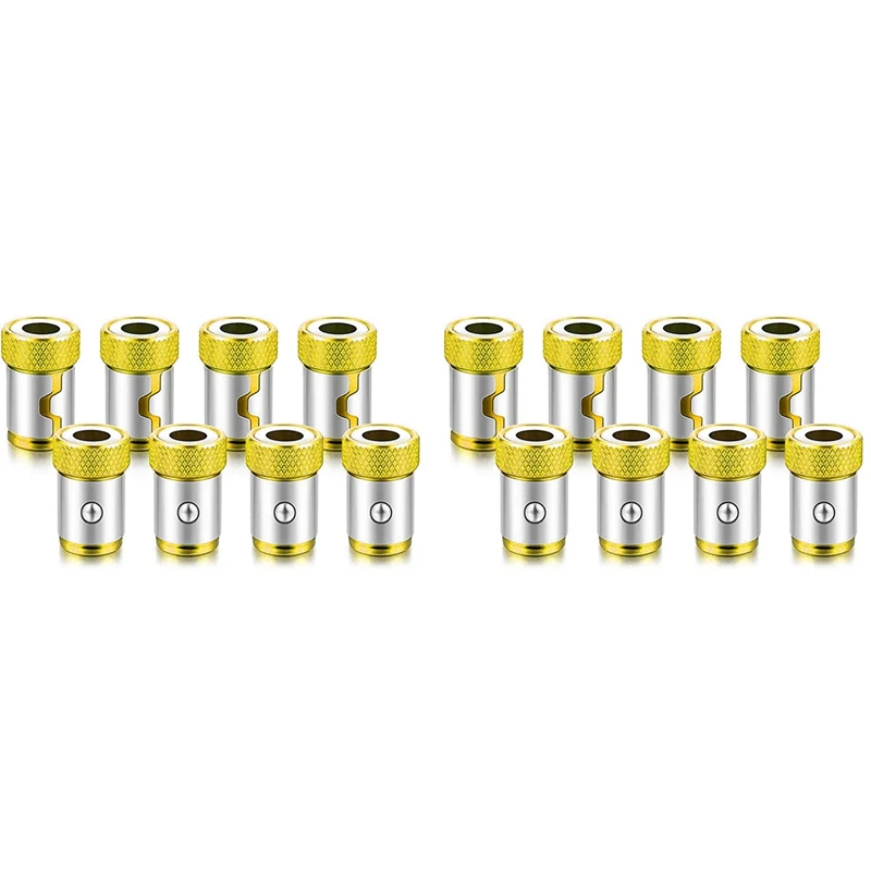16 Pcs Magnetic Screw Ring Bit Metal Magnetizer Ring Screw Magnetic Holders Removable Magnetizer Bits for 1/4 Inch
16 Pcs Magnetic Screw Ring Bit Metal Magnetizer Ring Screw Magnetic Holders Removable Magnetizer Bits for 1/4 Inch