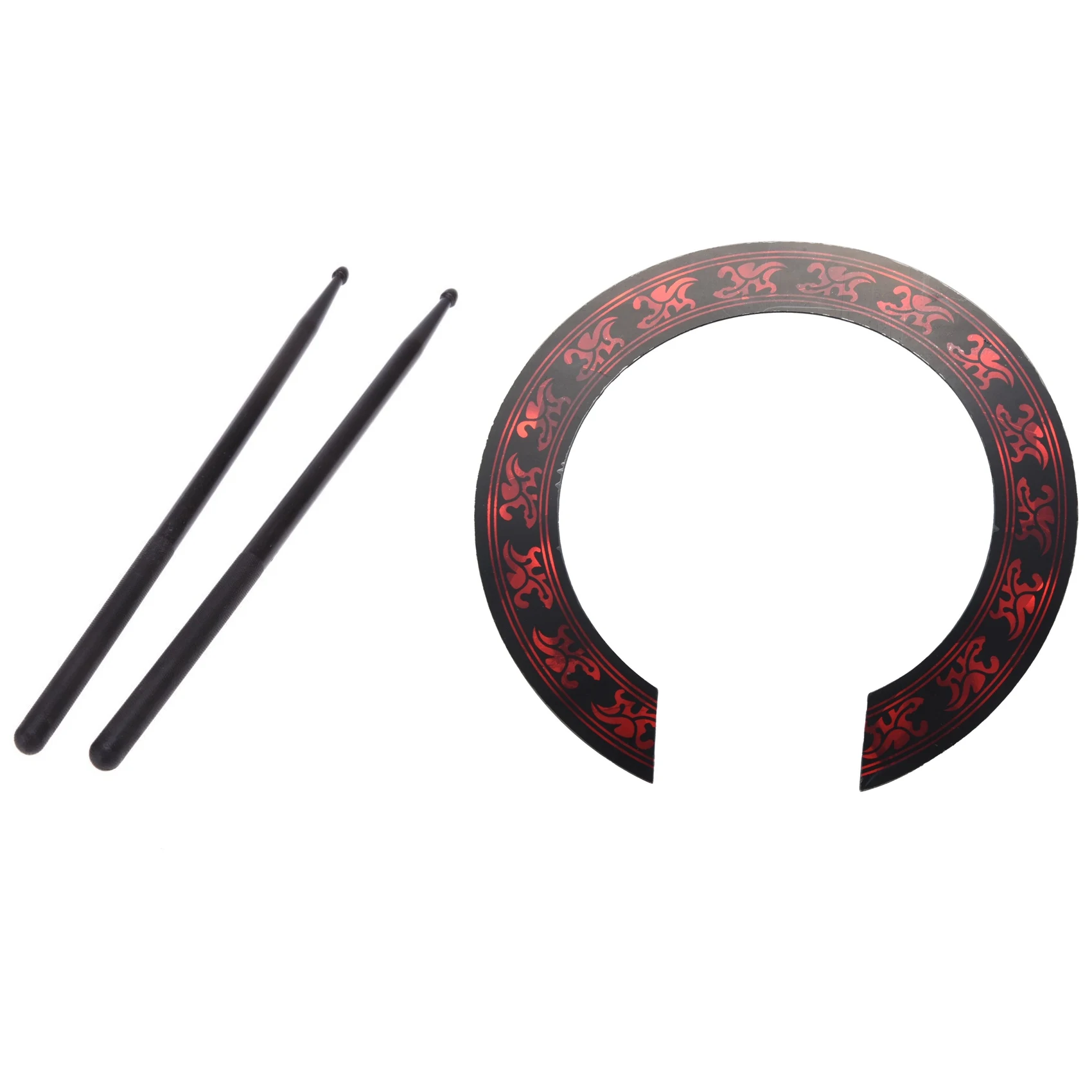 2X 5A Nylon Drumsticks Stick For Drum Set & 1 Pcs Soundhole Rosette Decal Sticker With Red Pattern
2X 5A Nylon Drumsticks Stick For Drum Set & 1 Pcs Soundhole Rosette Decal Sticker With Red Pattern