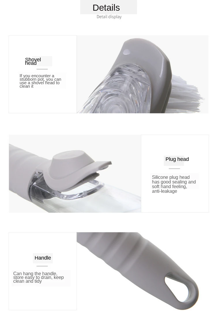 Dishwashing Device Kitchen Cleaning Brush 2 Brush Head 2 Sponge Automatic Plus Detergent Brush Long Handle Hydraulic Wash Pot
Dishwashing Device Kitchen Cleaning Brush 2 Brush Head 2 Sponge Automatic Plus Detergent Brush Long Handle Hydraulic Wash Pot