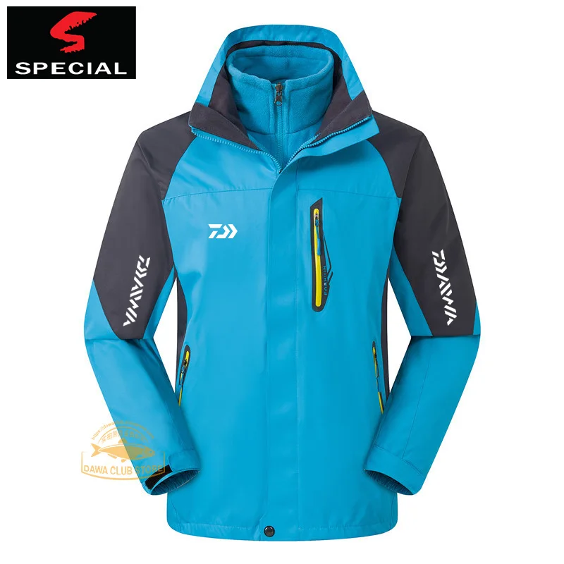 Daiwa Winter Men's Outdoor Fishing Soft Shell Two-piece Blazer Waterproof, Warm, Wear-resistant and Windproof Outdoor Blazer
Daiwa Winter Men's Outdoor Fishing Soft Shell Two-piece Blazer Waterproof, Warm, Wear-resistant and Windproof Outdoor Blazer