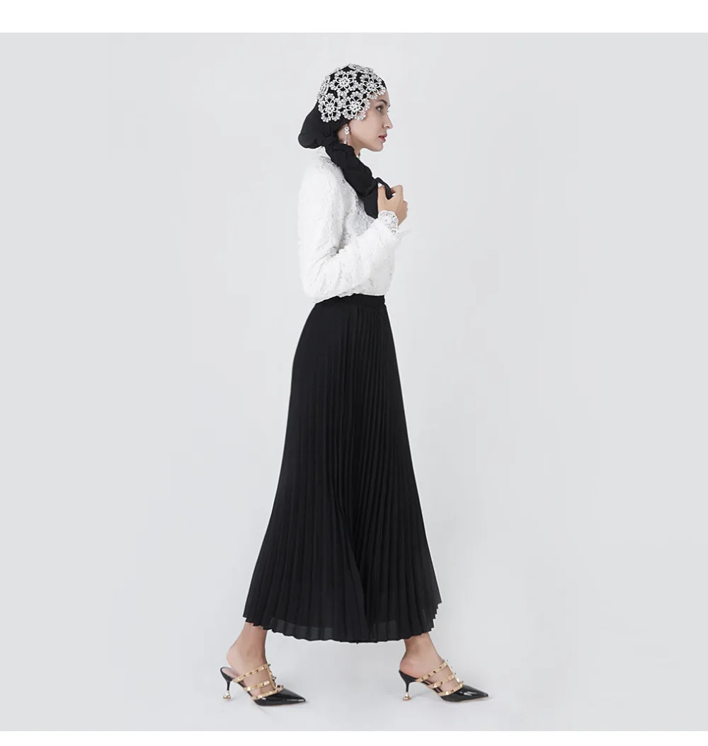 WEPBEL Top Lace Floral Flower Women Blouse Muslim O Neck Full Sleeve Solid Color Ramadan Islamic
WEPBEL Top Lace Floral Flower Women Blouse Muslim O Neck Full Sleeve Solid Color Ramadan Islamic