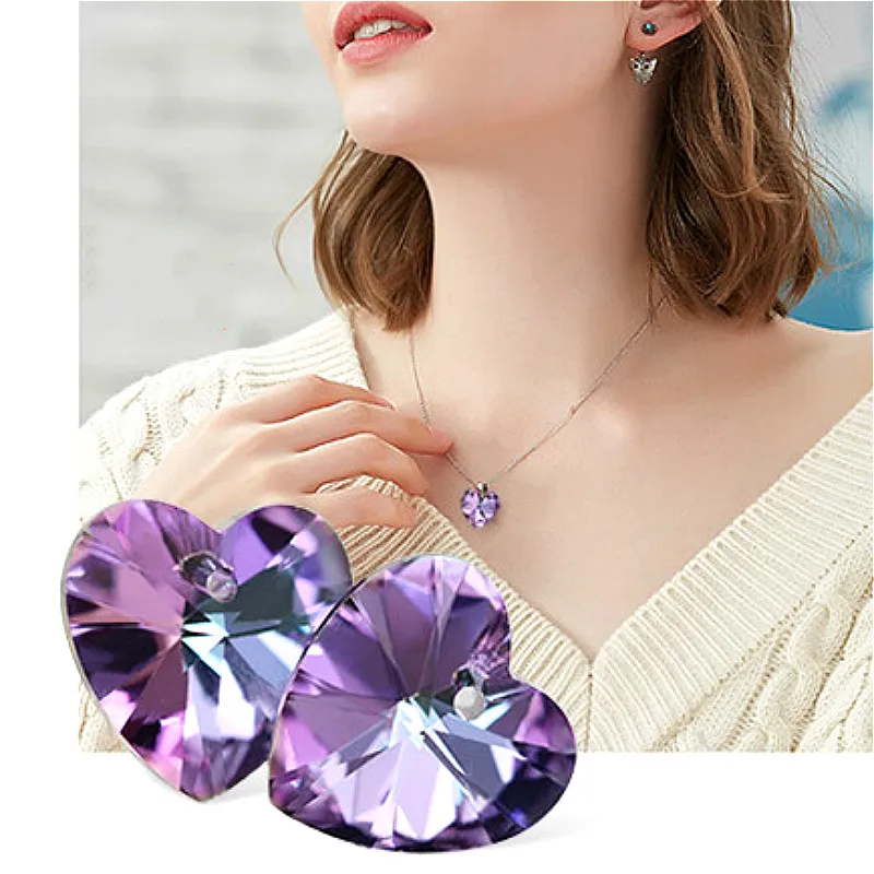 10pcs Crystal Rhinestone Single Hole Love Heart-shape Small Pendant for Jewelry Making DIY Charms Earrings Necklace Accessories 
10pcs Crystal Rhinestone Single Hole Love Heart-shape Small Pendant for Jewelry Making DIY Charms Earrings Necklace Accessories