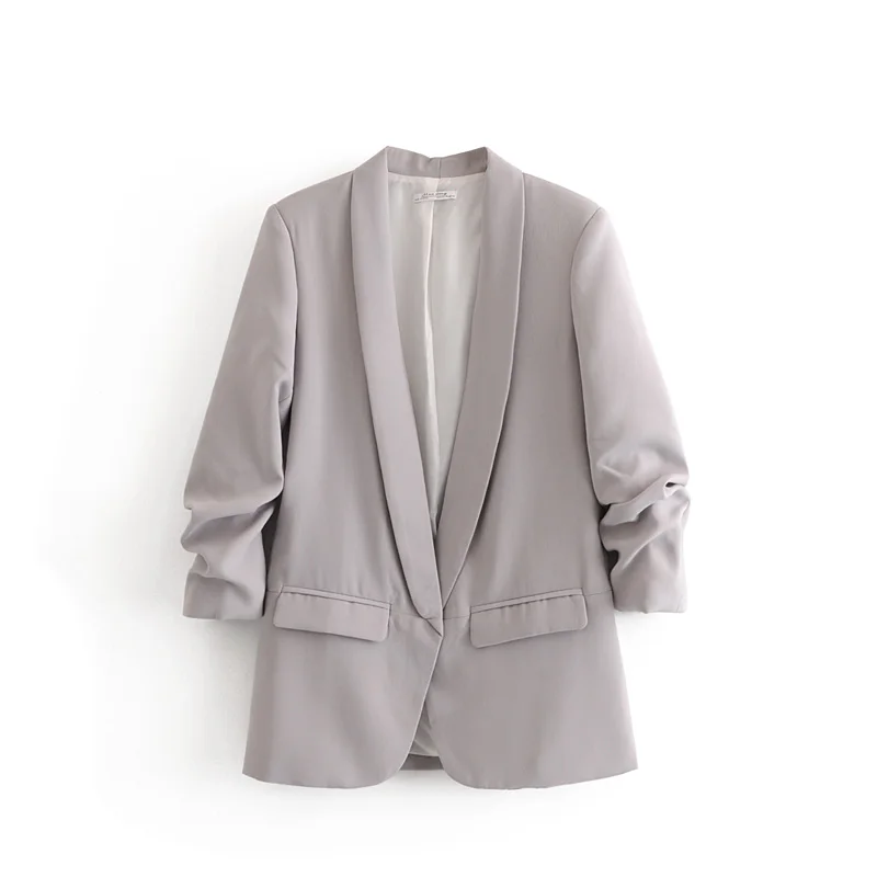 TMODA303 Za 2021 Summer Autumn Elegant Women Workwear Pink Blazer Three Quarter Sleeve Regular Fit Minimalist Office Lady Blazer
TMODA303 Za 2021 Summer Autumn Elegant Women Workwear Pink Blazer Three Quarter Sleeve Regular Fit Minimalist Office Lady Blazer