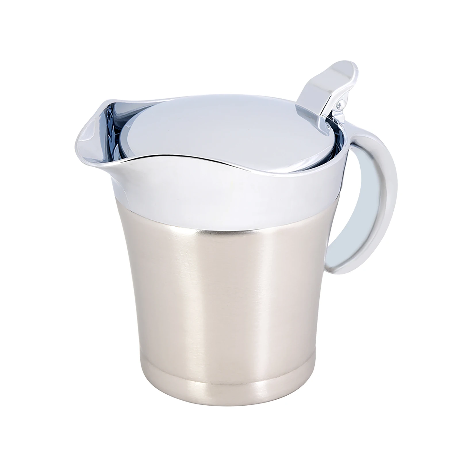 304 Stainless Steel Thermal Insulated Double Wall Sauce Gravy Boat Pot Serving Jug(S, 450ml)
304 Stainless Steel Thermal Insulated Double Wall Sauce Gravy Boat Pot Serving Jug(S, 450ml)