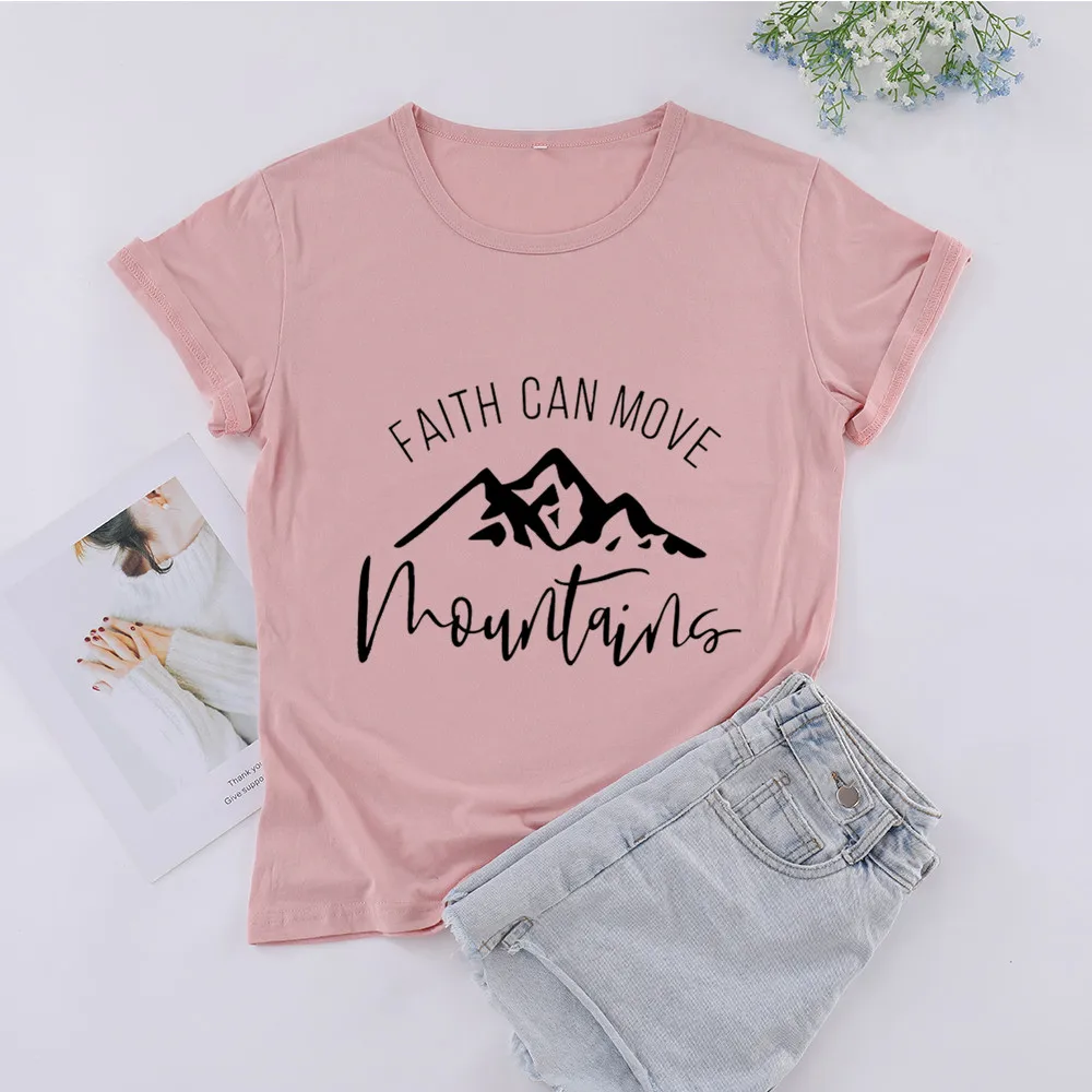 Christian Faith Can Move Mountains Ian T Shirts Women Black Cotton Casual Funny Fashion Short Sleeve Top Tee For Ladies
Christian Faith Can Move Mountains Ian T Shirts Women Black Cotton Casual Funny Fashion Short Sleeve Top Tee For Ladies