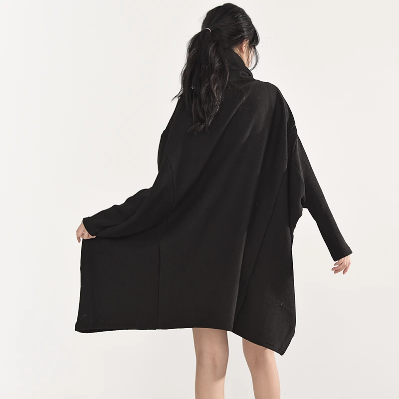 black - women's knitted sweater, high neck long sleeve sweater, 2021 autumn and winter fashion pullover 1z31101
black - women's knitted sweater, high neck long sleeve sweater, 2021 autumn and winter fashion pullover 1z31101