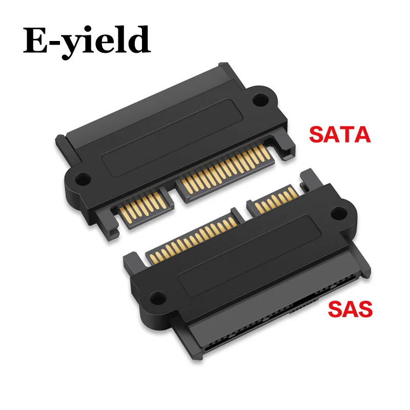 6 Гбит/с SFF 8482 SAS/SATA угловой компьютерный адаптер конвертер с прямой головкой