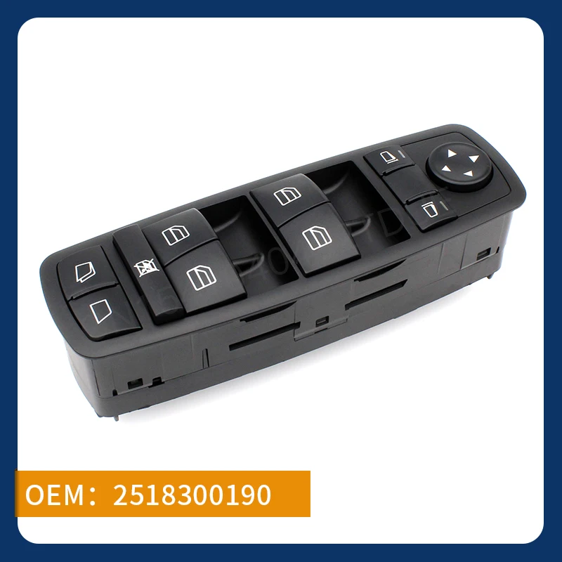 Подходит для Mercedes-Benz W251/V251/X164, левый переключатель переднего подъемника 2518300190, автозапчасти
Подходит для Mercedes-Benz W251/V251/X164, левый переключатель переднего подъемника 2518300190, автозапчасти