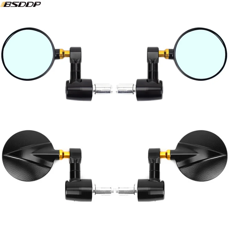 Universal 7/8" Round Bar End Rear Mirrors Moto Motorcycle Motorbike Scooters Rearview Mirror Side View Mirrors FOR Cafe Racer
Universal 7/8" Round Bar End Rear Mirrors Moto Motorcycle Motorbike Scooters Rearview Mirror Side View Mirrors FOR Cafe Racer