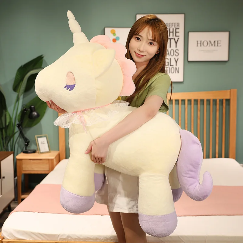 

1pc 30-75CM Cute Soft Unicorn Plush Toys Stuffed Plush Baby Kids Appease Sleeping Pillow Doll Children Girls Birthday Xmas Gifts
