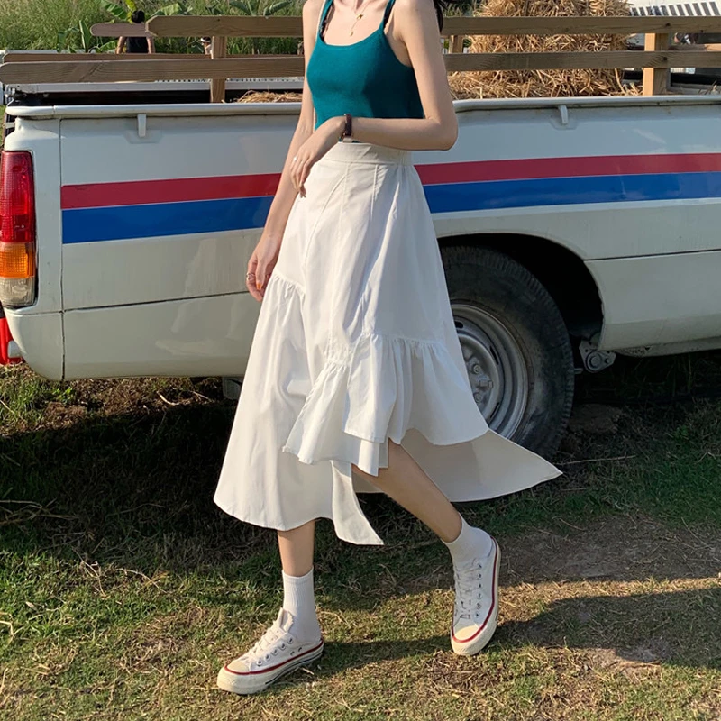 Irregular Cotton Skirts Womens 2021 New Spring Office Lady Slim Workwear Patchwork Women Midi Skirt Y553
Irregular Cotton Skirts Womens 2021 New Spring Office Lady Slim Workwear Patchwork Women Midi Skirt Y553