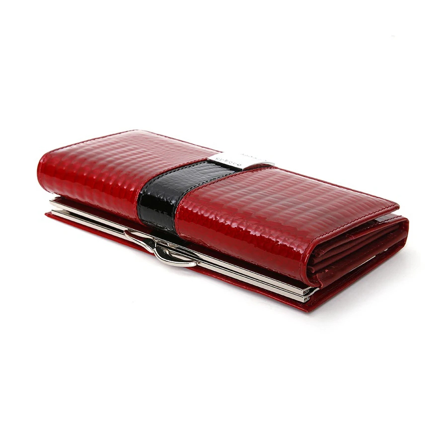 Женский Длинный кошелек из натуральной кожи роскошный брендовый бумажник