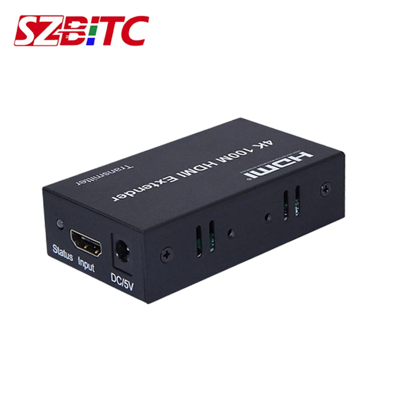 SZBITC 4K 100 м HDMI удлинитель конвертер над CAT 5e/6 6e UTP RJ45 LAN сетевая карта Ethernet кабель |