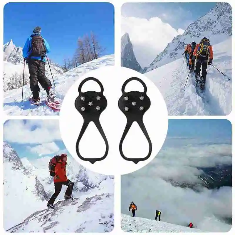 Universal Non-Slip Gripper Spikes Women Men Crampons Ice Gripper Spike Grips Cleats For Studs Non-Slip Climbing Hiking Cove
Universal Non-Slip Gripper Spikes Women Men Crampons Ice Gripper Spike Grips Cleats For Studs Non-Slip Climbing Hiking Cove