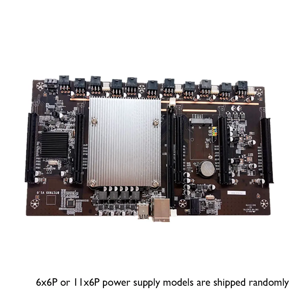 X79-H61 Mining Motherboard LGA 2011 CPU Socket 5 PCIe PCI-E Express 3.0 X8 Slots DDR3 Memory Slot for Cryptocurrency Miner Suppo 
X79-H61 Mining Motherboard LGA 2011 CPU Socket 5 PCIe PCI-E Express 3.0 X8 Slots DDR3 Memory Slot for Cryptocurrency Miner Suppo