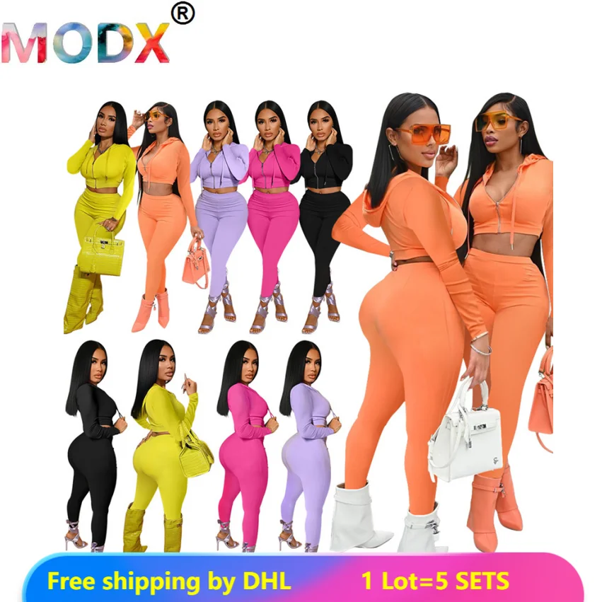 Women Long Sleeve Sweatsuits Sexy Two Piece Sets Hooded Outfits Sweatshirts+Skinny Pants Solid Color Autumn Tracksuits 5617
Women Long Sleeve Sweatsuits Sexy Two Piece Sets Hooded Outfits Sweatshirts+Skinny Pants Solid Color Autumn Tracksuits 5617