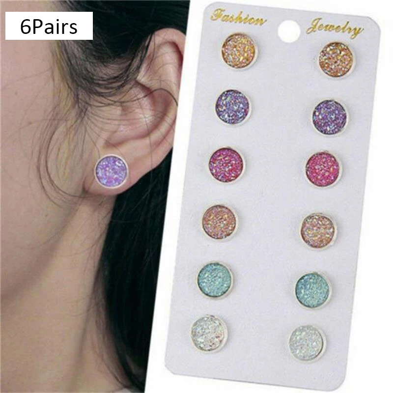 12/ 9 Pairs/Set Pearl Crystal Studs Earrings Women' Girls Elegant Rose Heart Ear Studs Earring Jewelry Gift Accessories
12/ 9 Pairs/Set Pearl Crystal Studs Earrings Women' Girls Elegant Rose Heart Ear Studs Earring Jewelry Gift Accessories
