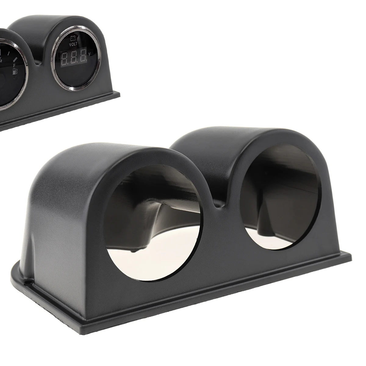 Universal High-Quality Practical Black 52mm Double Hole Gauge Cup Mount Holder Suitable for Cars / Vehicles / Boats
Universal High-Quality Practical Black 52mm Double Hole Gauge Cup Mount Holder Suitable for Cars / Vehicles / Boats