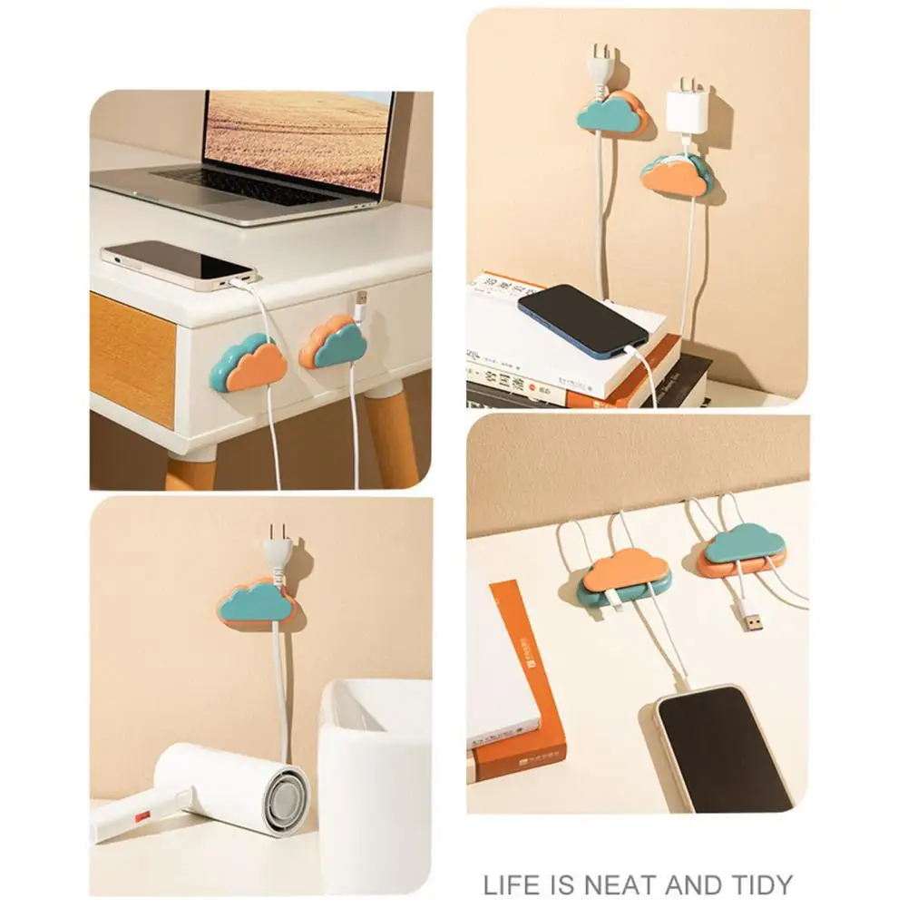 Cable Organizer Cute Cloud Cord Management Clip Smooth Surface Versatile Cable Clip
Cable Organizer Cute Cloud Cord Management Clip Smooth Surface Versatile Cable Clip