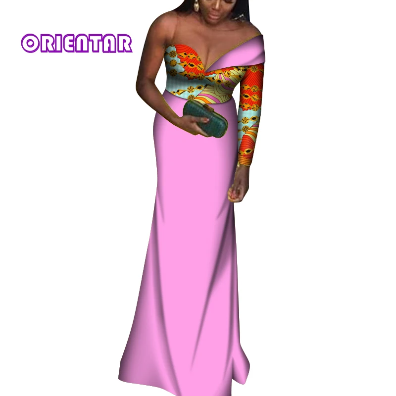 Elegant Women African Dress Sexy One Shoulder Long Evening Ankara Dress Formal African Dresses for Women Plus Size WY6994
Elegant Women African Dress Sexy One Shoulder Long Evening Ankara Dress Formal African Dresses for Women Plus Size WY6994