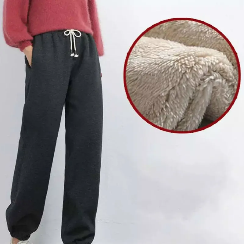 Winter Women Gym Sweatpants Workout Fleece Trousers Solid Thick Warm Winter Female Sport Pants
Winter Women Gym Sweatpants Workout Fleece Trousers Solid Thick Warm Winter Female Sport Pants