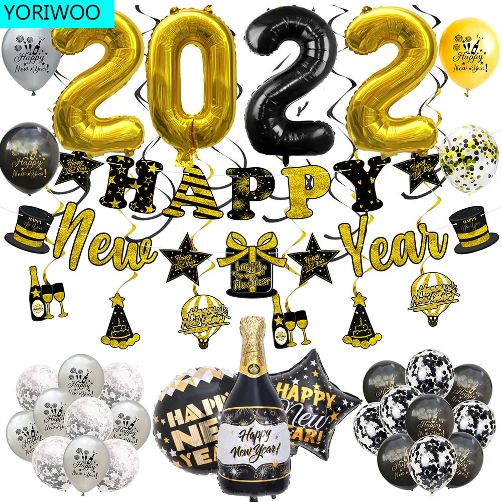 Happy New Year 2022 Foil Balloons Air Baloon Birthday Party Supplies Merry Christmas Decorations Xmas Tree Ornament Noel Navidad
Happy New Year 2022 Foil Balloons Air Baloon Birthday Party Supplies Merry Christmas Decorations Xmas Tree Ornament Noel Navidad