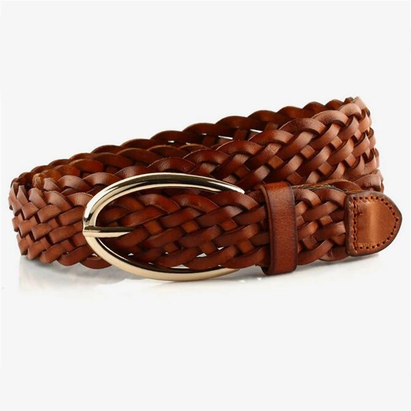 2020 Cowhide Woven Leather Belts for women Fashion Decoration Wide Girdle Oval Pin Buckle Women Belts
2020 Cowhide Woven Leather Belts for women Fashion Decoration Wide Girdle Oval Pin Buckle Women Belts