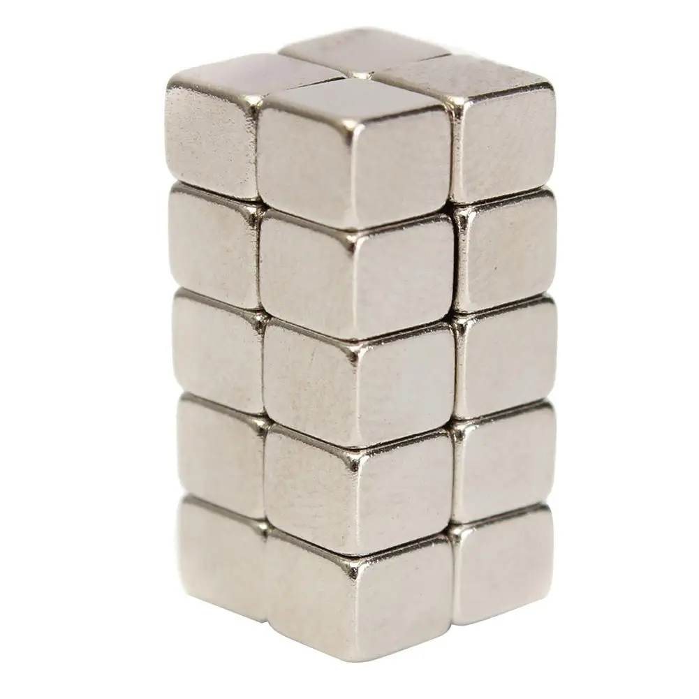 20Pcs 5x5x4mm N52 Super Strong Cuboid Blocks Rare Earth Neodymium Fridge Magnets For Acoustic field Electronics Electrical Field
20Pcs 5x5x4mm N52 Super Strong Cuboid Blocks Rare Earth Neodymium Fridge Magnets For Acoustic field Electronics Electrical Field