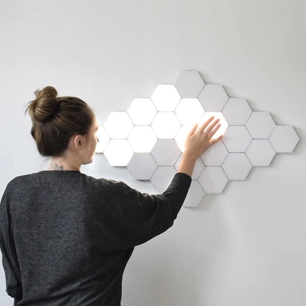 1-16PCS Touch Sensitive Lighting Lamp Hexagonal Lamps Modular touch Wall Lamp LED Night Light Creative Decoration Lamp
1-16PCS Touch Sensitive Lighting Lamp Hexagonal Lamps Modular touch Wall Lamp LED Night Light Creative Decoration Lamp
