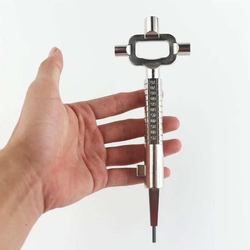 19cm/ 7.5inches Locksmith Multi Purpose Cost Effective Useful Tool Cylinder Gauge CAM Turner Spindle Turner Silver
19cm/ 7.5inches Locksmith Multi Purpose Cost Effective Useful Tool Cylinder Gauge CAM Turner Spindle Turner Silver