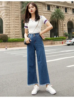 summer Pants women's ladies jeans high-waisted straight jeans spring women's nine-cent pants 2021 women jeans
summer Pants women's ladies jeans high-waisted straight jeans spring women's nine-cent pants 2021 women jeans