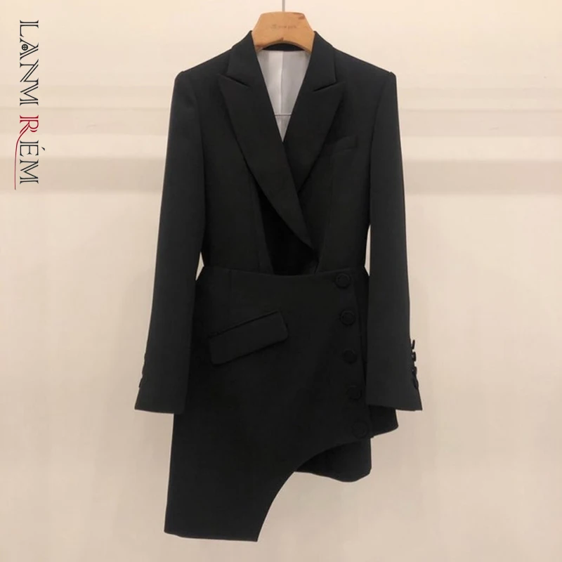 LANMREM Black Suit Blazers With Irregular Skirts Women Autumn 2021 Korean Slim Fashion Casual Skirt Suit Sets Female 2C316
LANMREM Black Suit Blazers With Irregular Skirts Women Autumn 2021 Korean Slim Fashion Casual Skirt Suit Sets Female 2C316