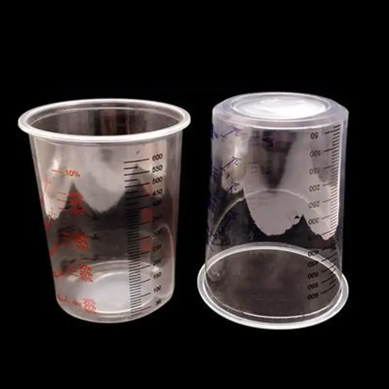 10Pcs Plastic Paint Mixing Cups 600ml Mixing Pot Paint Mixing Calibrated Cup Set C90C
10Pcs Plastic Paint Mixing Cups 600ml Mixing Pot Paint Mixing Calibrated Cup Set C90C