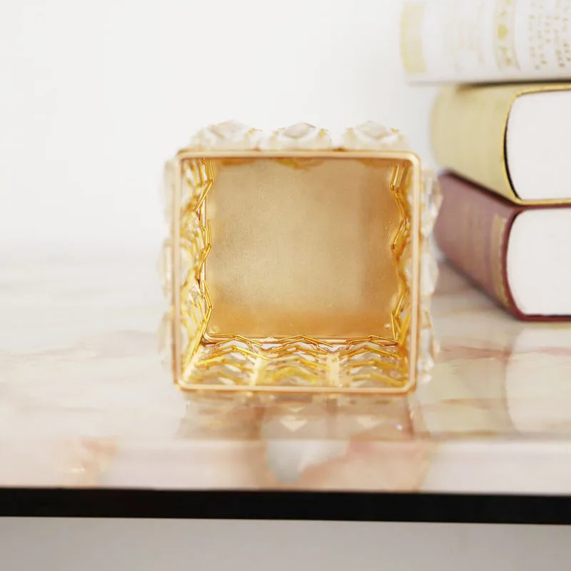 Fashion European Crystal Makeup Ladies Brush Bucket Pot Home Pencil Vase Eyebrow Pencil Comb Finishing Cosmetic Storage Box 
Fashion European Crystal Makeup Ladies Brush Bucket Pot Home Pencil Vase Eyebrow Pencil Comb Finishing Cosmetic Storage Box