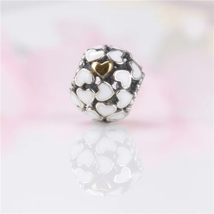 925 Silver Beads Charms String Decorated Full Of Love Beads Love Hollow Fit Women Charms Bracelet Bangle DIY Jewelry
925 Silver Beads Charms String Decorated Full Of Love Beads Love Hollow Fit Women Charms Bracelet Bangle DIY Jewelry