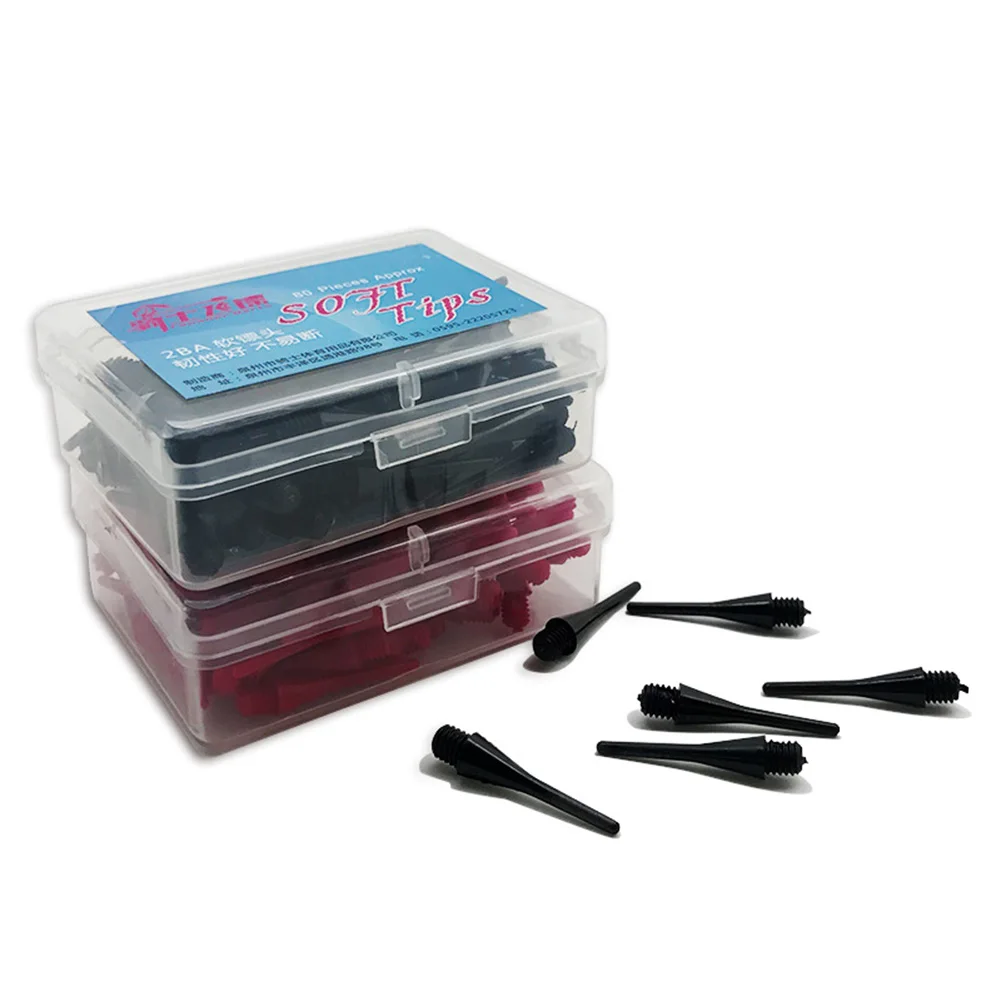 80Pcs Soft Dart Tip Replacement Black 22mm Plastic Micro Points Nylon Universal For 2BA Electronic Dart Needle Tip
80Pcs Soft Dart Tip Replacement Black 22mm Plastic Micro Points Nylon Universal For 2BA Electronic Dart Needle Tip