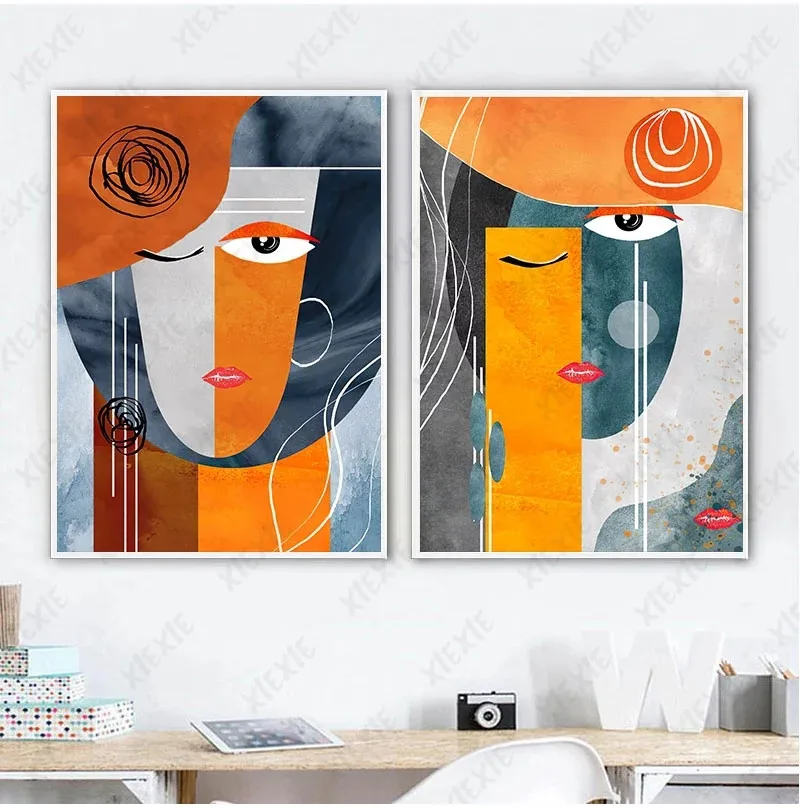 Modern Abstract Portrait Poster Line Canvas Painting Personality Art Wallpaper Craft Print Picture Decoration Home Office
Modern Abstract Portrait Poster Line Canvas Painting Personality Art Wallpaper Craft Print Picture Decoration Home Office