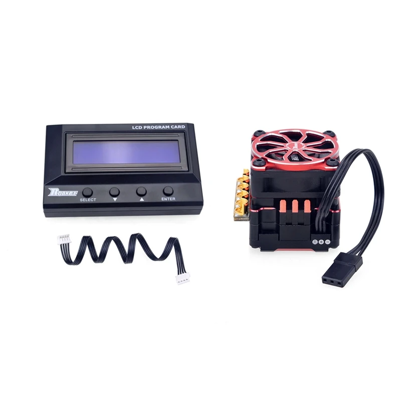 Surpass Hobby Rocket 160A V2 Esc Lcd Programmer Card for 1/10 Xerun V10 G3R V4S & Brushless Sensored ESC Racing Li 2-3S
Surpass Hobby Rocket 160A V2 Esc Lcd Programmer Card for 1/10 Xerun V10 G3R V4S & Brushless Sensored ESC Racing Li 2-3S