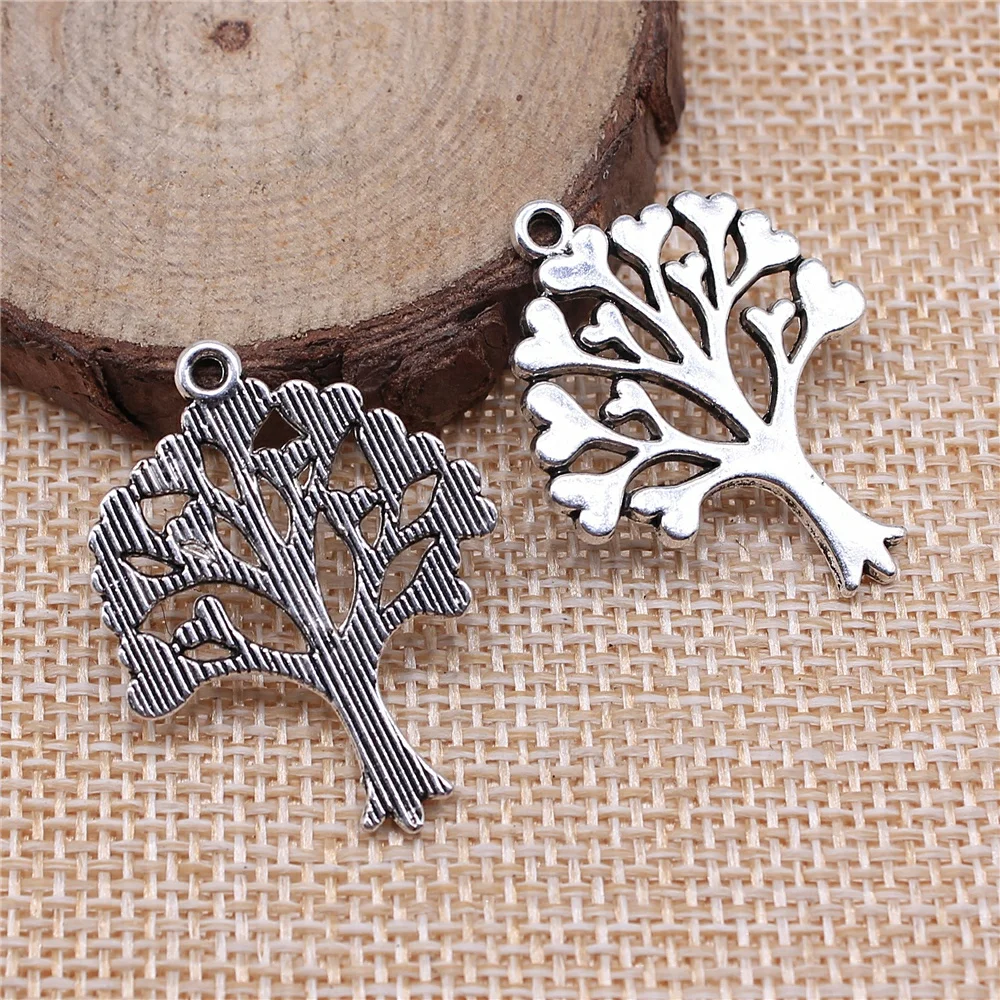 24pcs 32x25mm antique silver Heart-shaped tree of life charms diy retro jewelry fit Earring keychain hair card pendant
24pcs 32x25mm antique silver Heart-shaped tree of life charms diy retro jewelry fit Earring keychain hair card pendant
