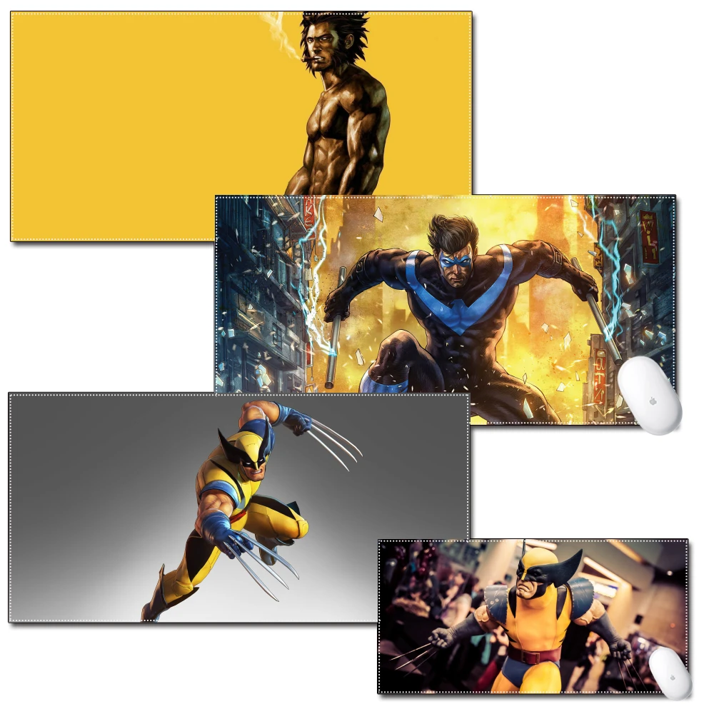 Large Gaming Pad Cartoon 40x80cm 30x60cm Waterproof Multi-size Natural Rubber Desk Mat Wolverine Wide Mouse Pad pc
Large Gaming Pad Cartoon 40x80cm 30x60cm Waterproof Multi-size Natural Rubber Desk Mat Wolverine Wide Mouse Pad pc
