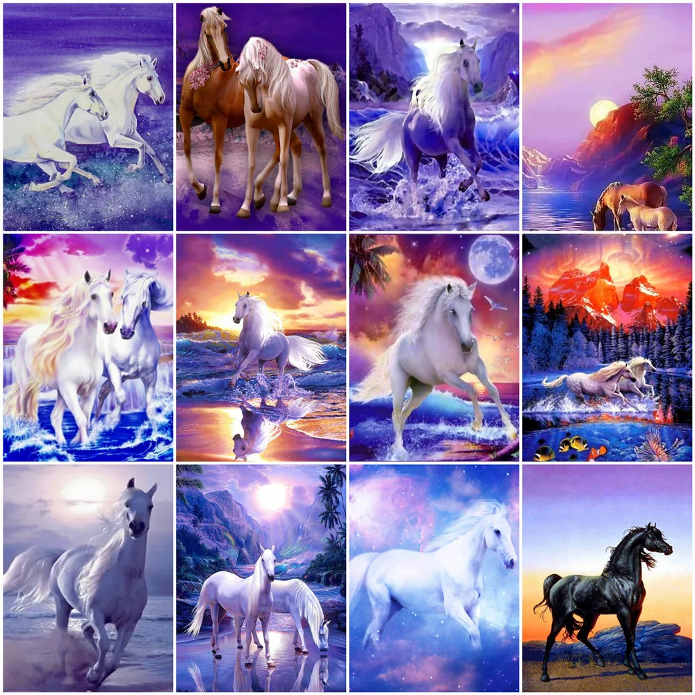 HUACAN 5D Diamond Painting Horse DIY Mosaic Diamond Cross Stitch Animal Full Square Painting Rhinestone Home Decoration
HUACAN 5D Diamond Painting Horse DIY Mosaic Diamond Cross Stitch Animal Full Square Painting Rhinestone Home Decoration