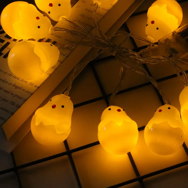 10 LED Easter Chickens Eggs String Lights Happy Easter Warm White Chicken Lamp Garland For Home Hanging Decorations Lights Gifts
10 LED Easter Chickens Eggs String Lights Happy Easter Warm White Chicken Lamp Garland For Home Hanging Decorations Lights Gifts